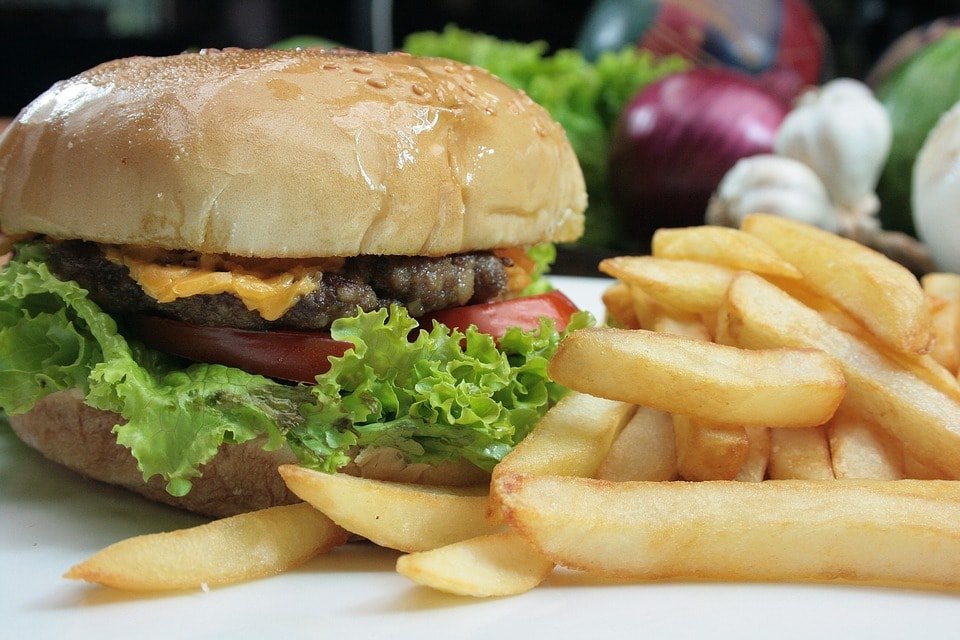 Burger_Chips Le Touquet